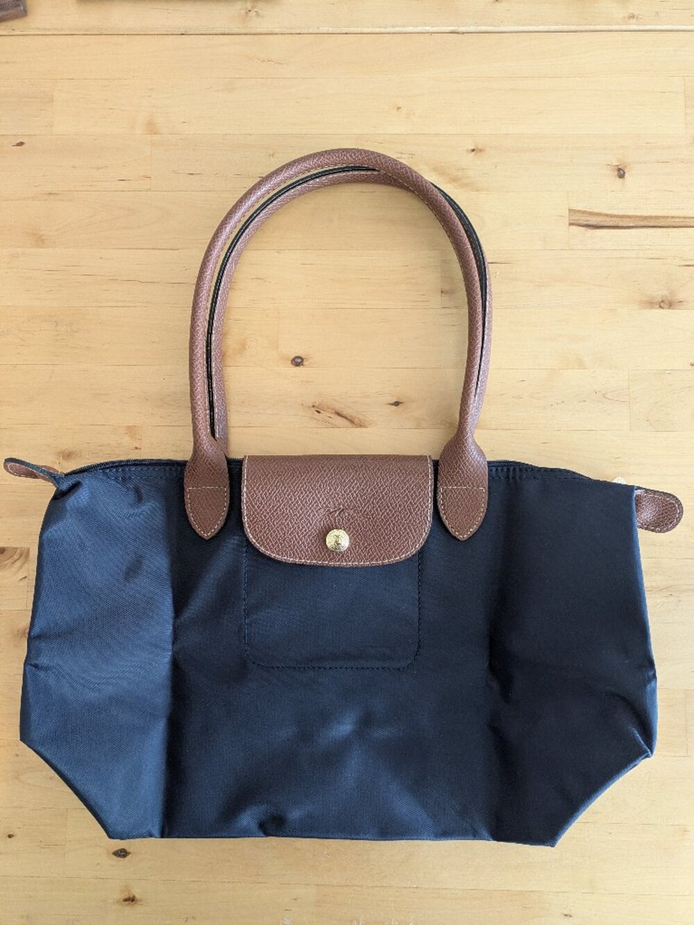 Longchamp Le Pliage Navy Tote